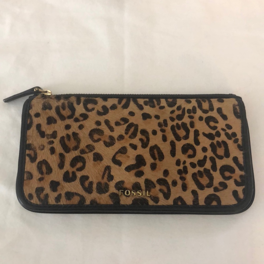 Fossil Leopard Wallet